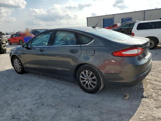 3FA6P0G77GR186449 - 2016 FORD FUSION S GRAY photo 2