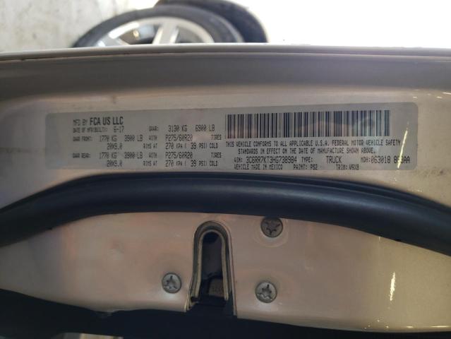 3C6RR7KT3HG738984 - 2017 RAM 1500 ST SILVER photo 12