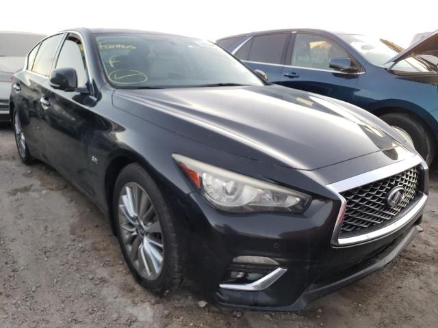 JN1EV7AP9JM355306 - 2018 INFINITI Q50 LUXE BLACK photo 1