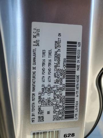 3TYRX5GN6NT035362 - 2022 TOYOTA TACOMA ACCESS CAB Күміс фото 12