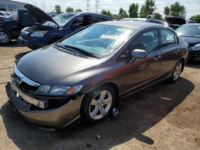 19XFA1F63AE024021 - 2010 HONDA CIVIC LX-S Մոխրագույն լուսանկար 1