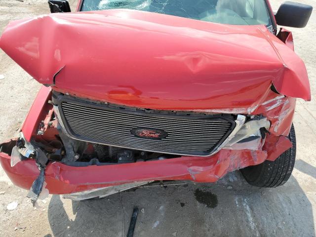 1FTRW12W18KE97878 - 2008 FORD F150 SUPERCREW RED photo 11