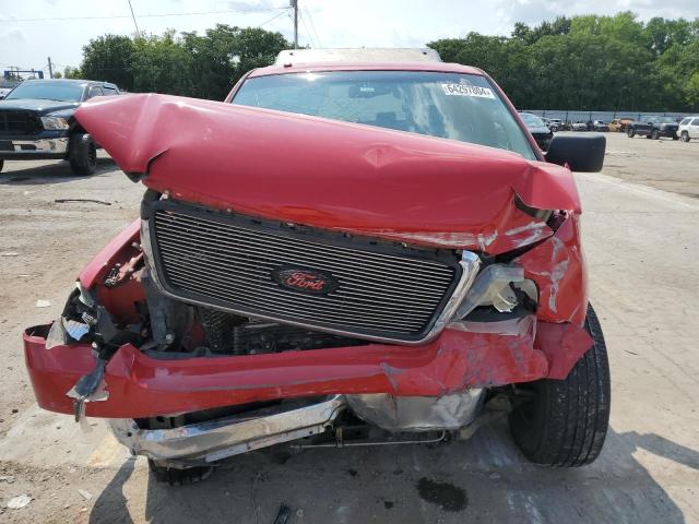 1FTRW12W18KE97878 - 2008 FORD F150 SUPERCREW RED photo 5