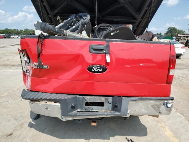 1FTRW12W18KE97878 - 2008 FORD F150 SUPERCREW RED photo 6