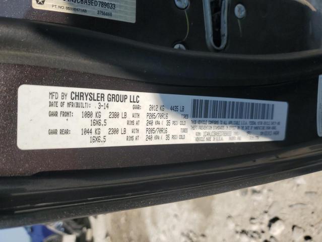 1C4NJCBA9ED789033 - 2014 JEEP COMPASS SPORT GRAY photo 13