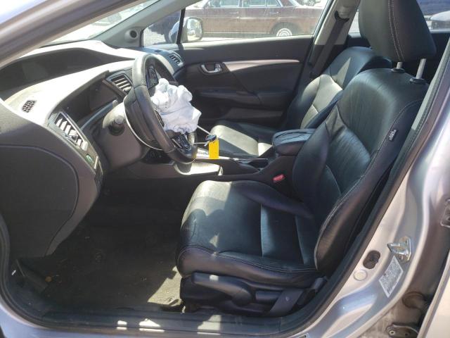 19XFB2F92DE056749 - 2013 HONDA CIVIC EXL SILVER photo 7
