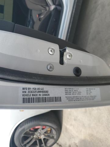 2C3CDZFJ8MH655082 - 2021 DODGE CHALLENGER R/T SCAT PACK SILVER photo 12