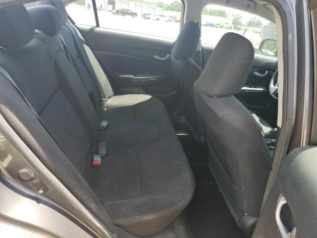 2HGFB2F55DH598379 - 2013 HONDA CIVIC LX GRAY photo 10