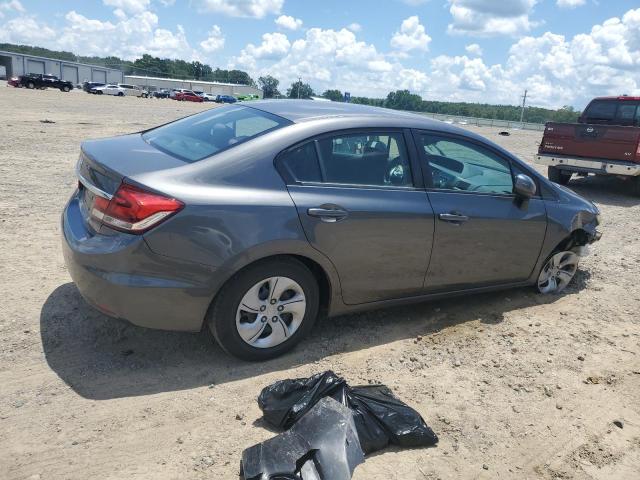 2HGFB2F55DH598379 - 2013 HONDA CIVIC LX GRAY photo 3