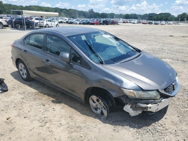 2HGFB2F55DH598379 - 2013 HONDA CIVIC LX GRAY photo 4
