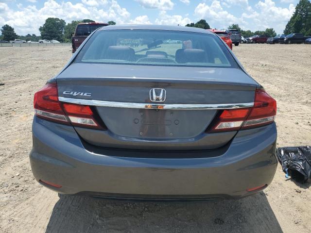 2HGFB2F55DH598379 - 2013 HONDA CIVIC LX GRAY photo 6