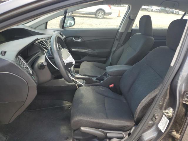 2HGFB2F55DH598379 - 2013 HONDA CIVIC LX GRAY photo 7