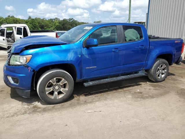 1GCGSDEN6J1166992 - 2018 CHEVROLET COLORADO Z71 BLUE photo 1