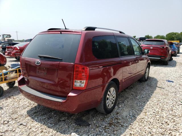 KNDMG4C7XC6425756 - 2012 KIA SEDONA LX MAROON photo 3