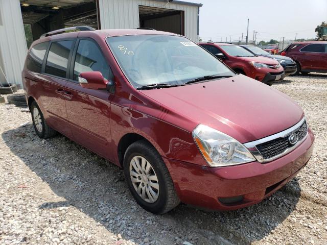 KNDMG4C7XC6425756 - 2012 KIA SEDONA LX MAROON photo 4