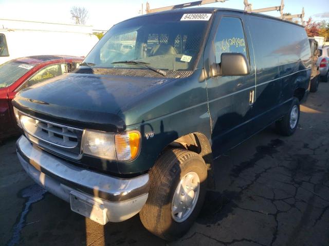 1FTSE34F2XHB93726 - 1999 FORD ECONOLINE E350 SUPER DUTY VAN GREEN photo 2