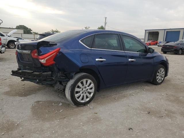 3N1AB7APXKY402655 - 2019 NISSAN SENTRA S BLUE photo 3