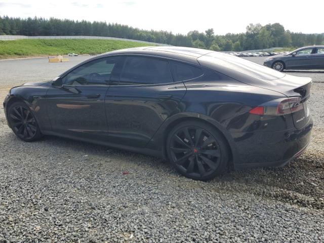5YJSA1H10EFP40472 - 2014 TESLA MODEL S BLACK photo 2