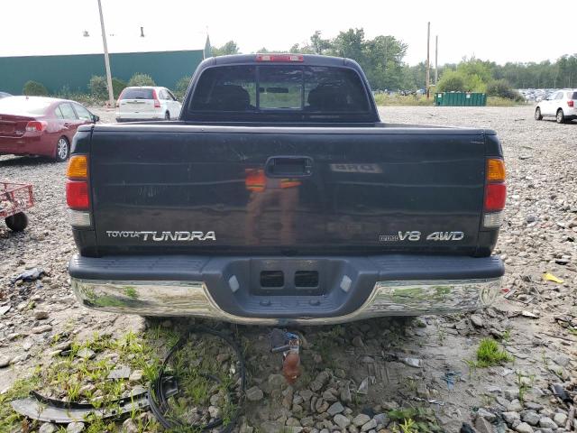 5TBBT44124S455664 - 2004 TOYOTA TUNDRA ACCESS CAB SR5 BLACK photo 6