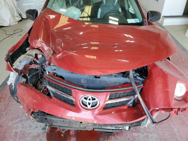 2T3BFREV9FW256674 - 2015 TOYOTA RAV4 LE RED photo 12