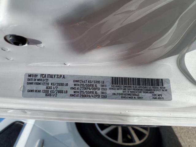 ZFBHRFABXM6T90543 - 2021 RAM PROMASTER თეთრი ფოტო 13