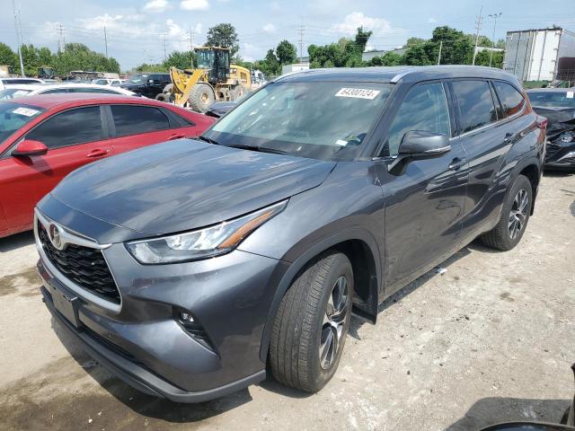 5TDGZRBH8LS521755 - 2020 TOYOTA HIGHLANDER XLE GRAY photo 1