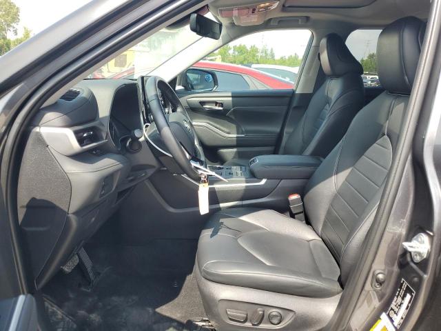 5TDGZRBH8LS521755 - 2020 TOYOTA HIGHLANDER XLE GRAY photo 7