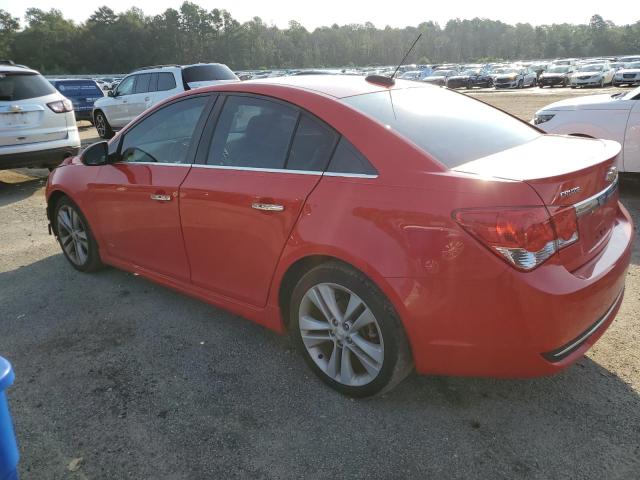 1G1PG5SB6F7147227 - 2015 CHEVROLET CRUZE LTZ RED photo 2