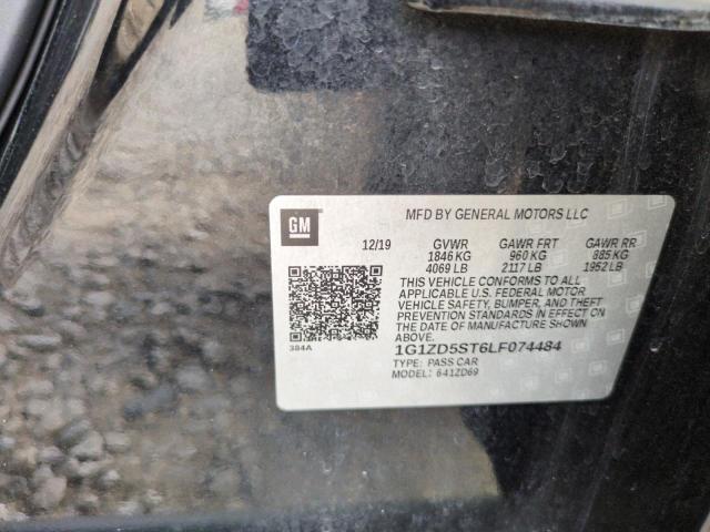 1G1ZD5ST6LF074484 - 2020 CHEVROLET MALIBU LT BLACK photo 12