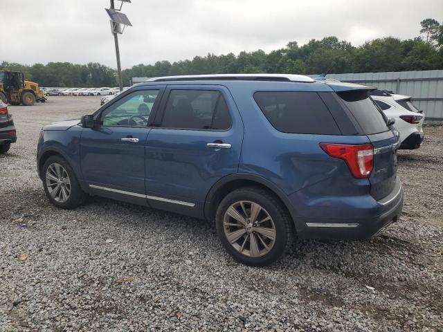 1FM5K7F80JGA28309 - 2018 FORD EXPLORER LIMITED Niebieski zdjęcie 2