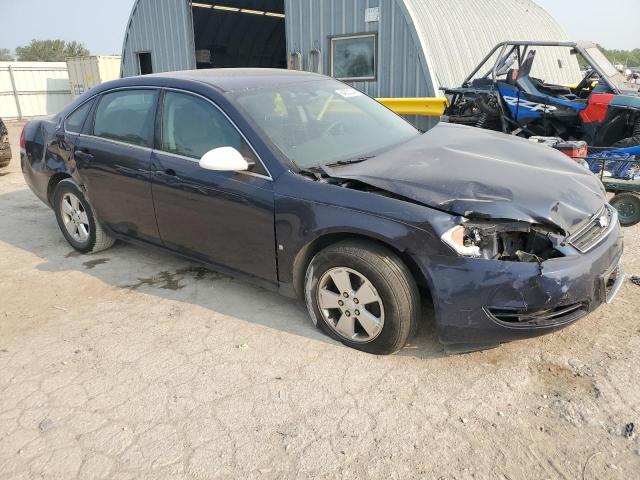 2G1WT55K289155250 - 2008 CHEVROLET IMPALA LT BLUE photo 4