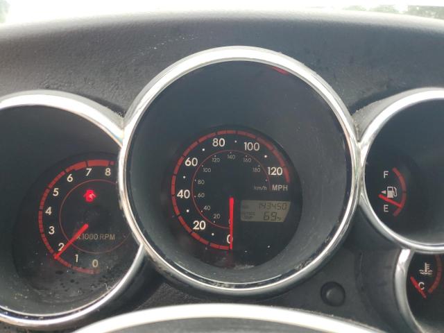 2T1KR32E35C496787 - 2005 TOYOTA COROLLA MA XR SILVER photo 9