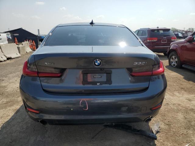 WBA5R7C05LFH52035 - 2020 BMW 330XI GRAY photo 6