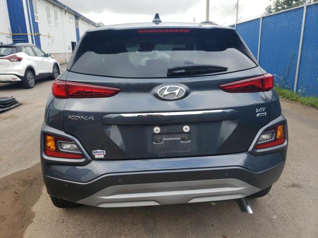 KM8K5CA52MU672593 - 2021 HYUNDAI KONA ULTIMATE GRAY photo 6