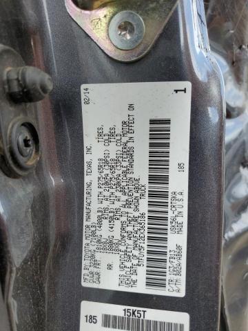 5TFUY5F12EX365186 - 2014 TOYOTA TUNDRA DOUBLE CAB SR/SR5 GRAY photo 12