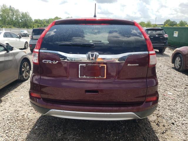 2HKRM3H5XFH514687 - 2015 HONDA CRV EX BURGUNDY photo 6