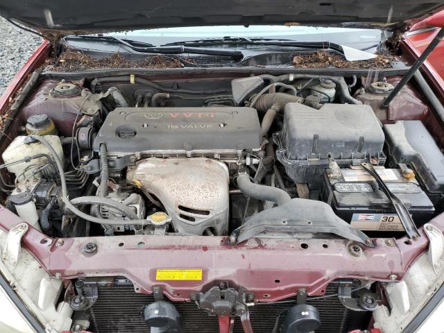 4T1BE32K62U555472 - 2002 TOYOTA CAMRY LE BURGUNDY photo 11