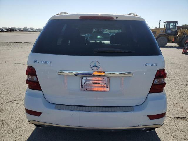 4JGBB8GB3BA718904 - 2011 MERCEDES-BENZ ML 350 4MATIC WHITE photo 6