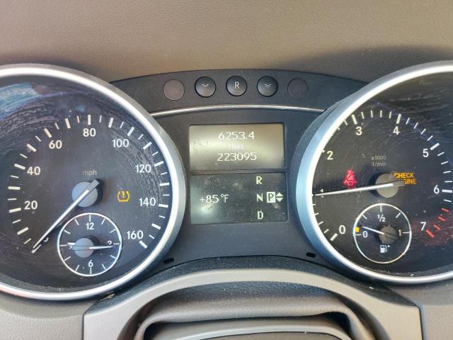 4JGBB8GB3BA718904 - 2011 MERCEDES-BENZ ML 350 4MATIC WHITE photo 9