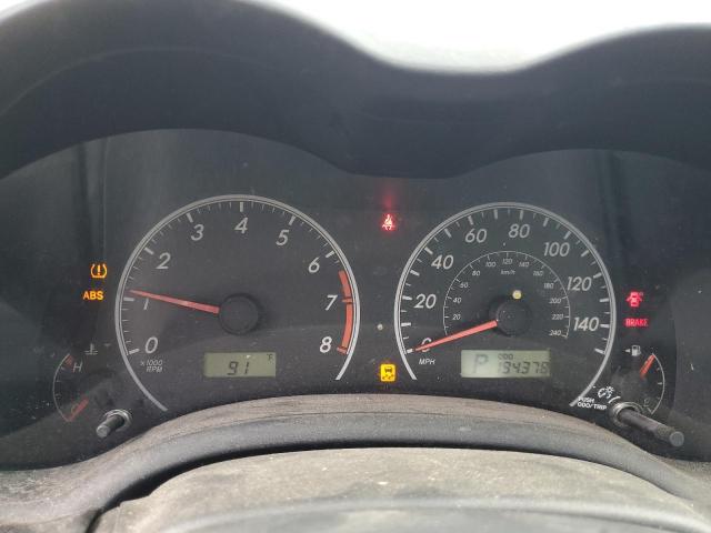 2T1BU4EE1BC600043 - 2011 TOYOTA COROLLA BASE Сріблястий фото 9