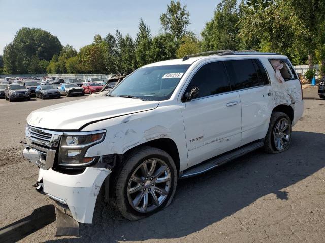 1GNSKCKC5FR276097 - 2015 CHEVROLET TAHOE K1500 LTZ WHITE photo 1