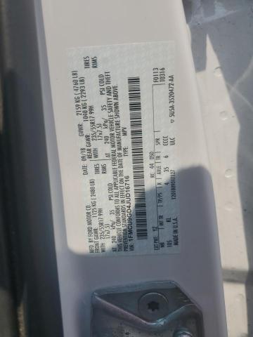 1FMCU9GD4JUD16716 - 2018 FORD ESCAPE SE თეთრი ფოტო 12