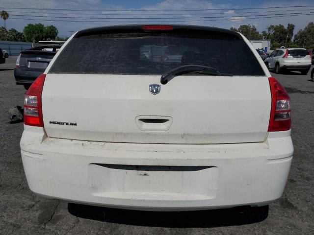 2D4FV47T26H433524 - 2006 DODGE MAGNUM SE WHITE photo 6