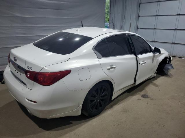JN1BV7AR5FM403329 - 2015 INFINITI Q50 BASE WHITE photo 3