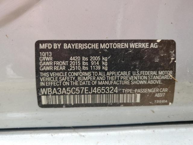 WBA3A5C57EJ465324 - 2014 BMW 328 I SILVER photo 13