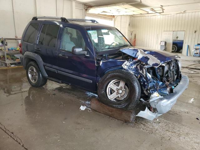 1J4GL38K95W722353 - 2005 JEEP LIBERTY RENEGADE 蓝色 照片 4