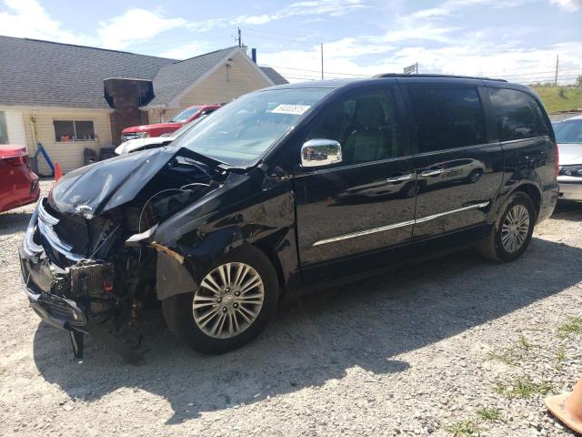 2C4RC1CG4GR260897 - 2016 CHRYSLER TOWN & COU TOURING L BLACK photo 1