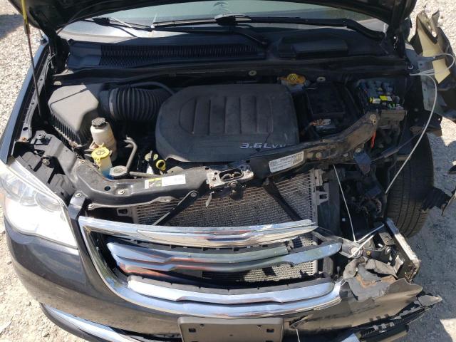 2C4RC1CG4GR260897 - 2016 CHRYSLER TOWN & COU TOURING L BLACK photo 12