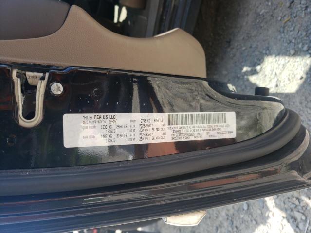 2C4RC1CG4GR260897 - 2016 CHRYSLER TOWN & COU TOURING L BLACK photo 13