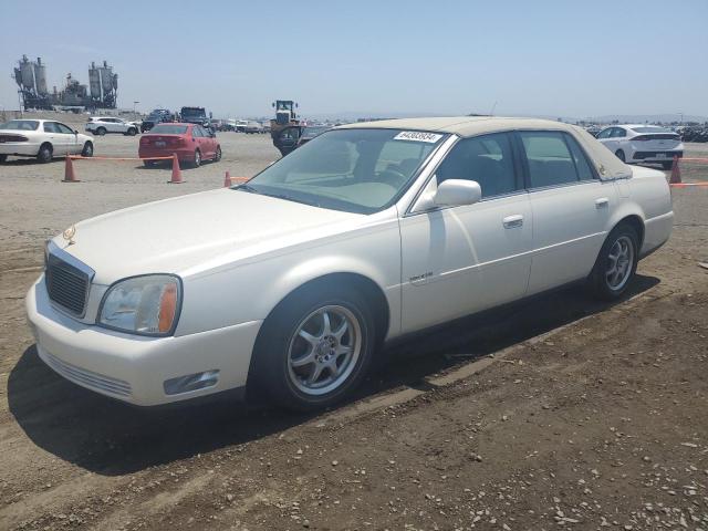 1G6KD54Y23U112762 - 2003 CADILLAC DEVILLE WHITE photo 1